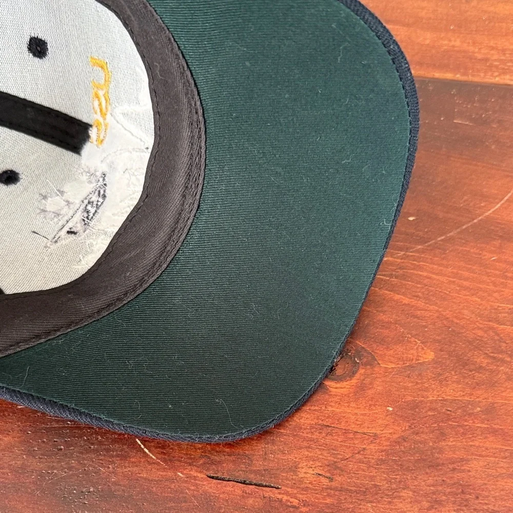Navy Embroidered Cap - Navy/Yellow